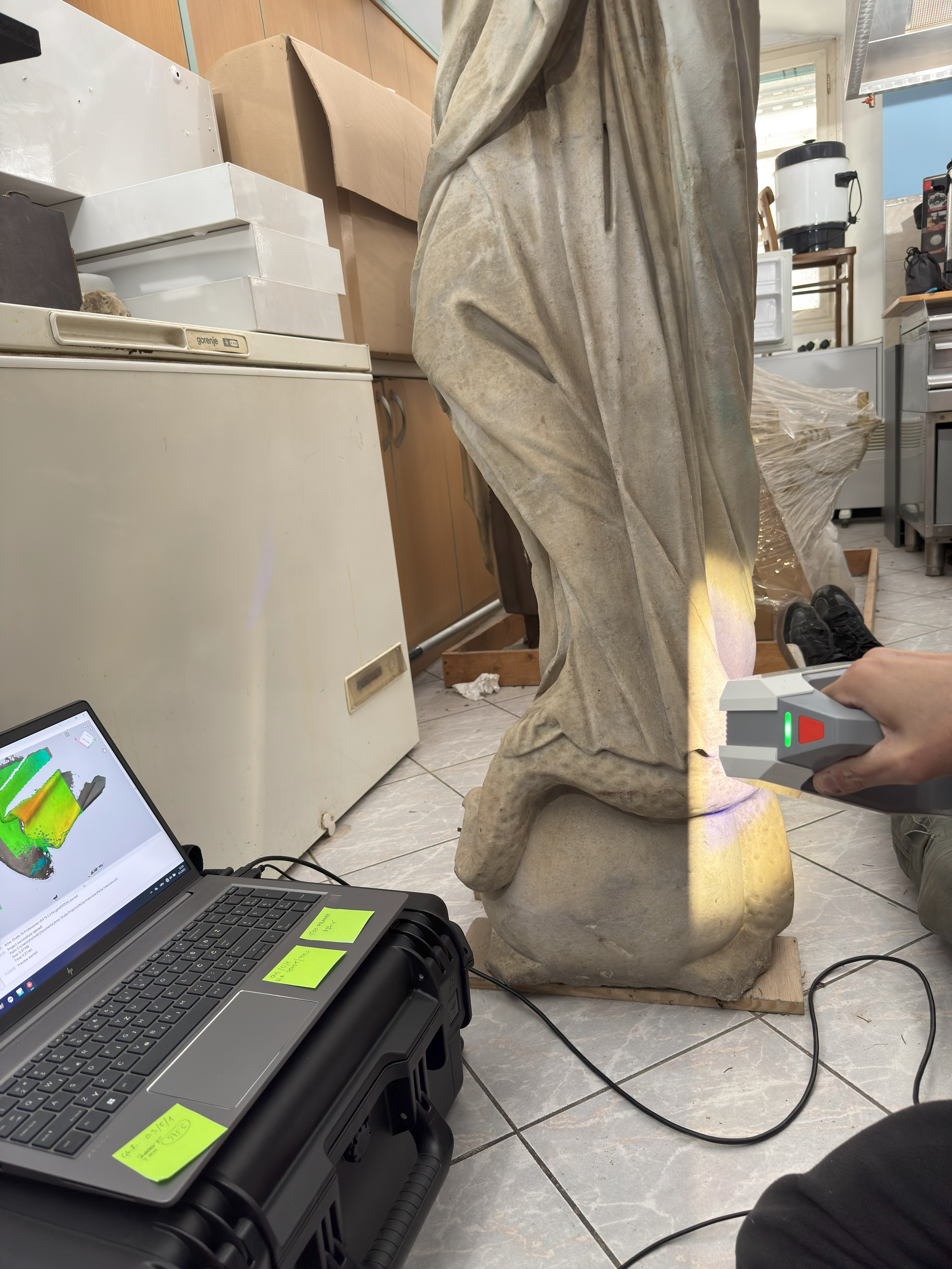 A Day of Digital Heritage: 3D Scanning the Immaculate Mary Sculpture in Karlovac